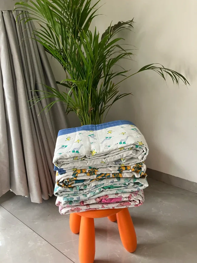 Handblocked Cotton Dohars - Playful Prints - Image 2