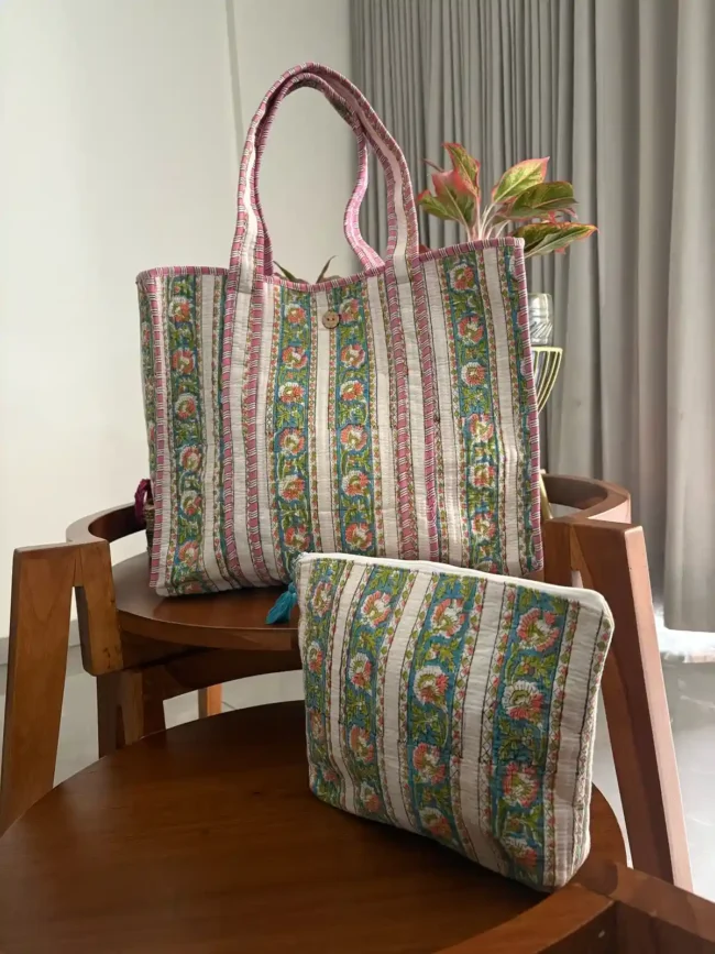 Tote Bag + Matching Pouch