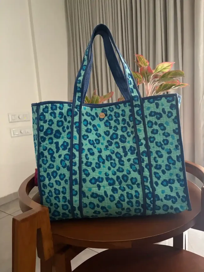 Tote Bags with Button Closure