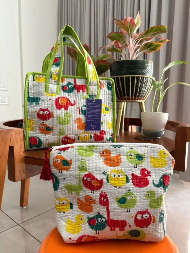 Mini Tote + Pouch - Kids Combo