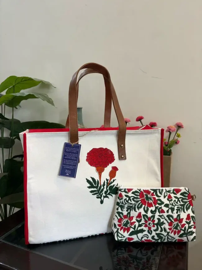 Artisanal Handblocked Totes