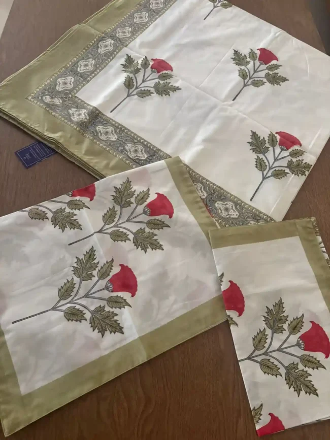 Rosa Patio - Super King Size Bedding Set: Bedsheet + Bedcover - Image 2