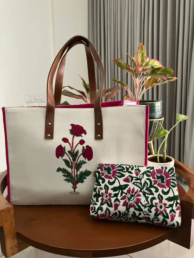 Artisanal Handblocked Totes