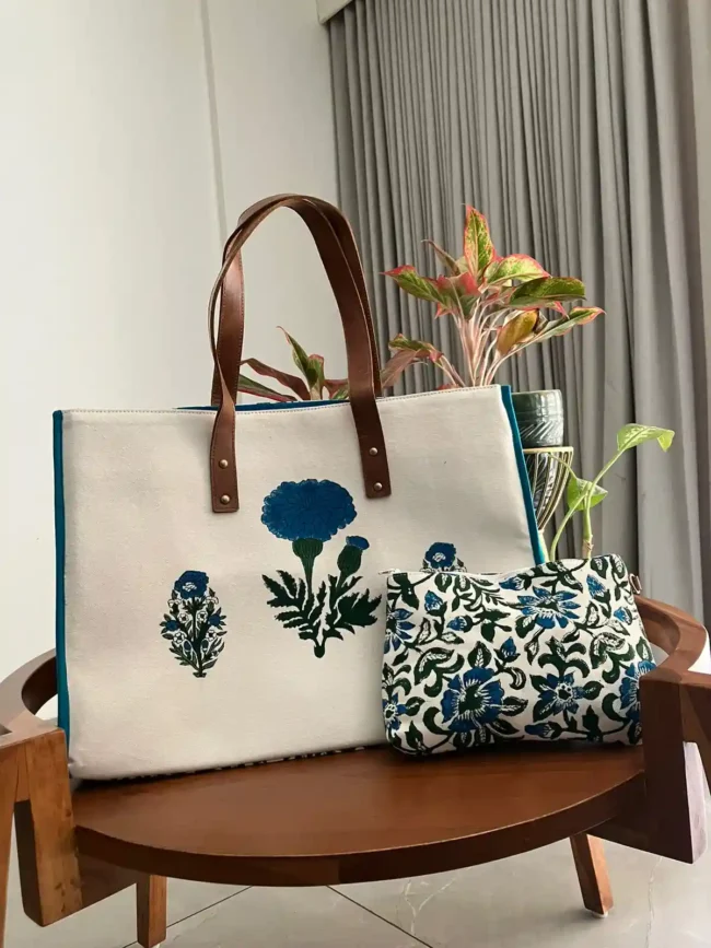 Artisanal Handblocked Totes