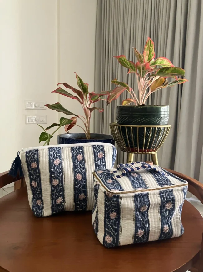 Tote Bag Set with Matching Pouch + Vanity Kit - Image 2