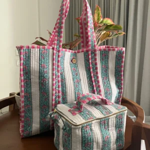 Tote Bag + Matching Vanity Kit