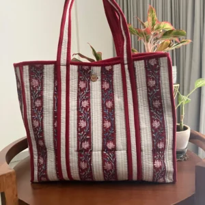 Tote Bags with Button Closure