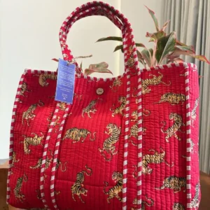 Tote Bags with Button Closure