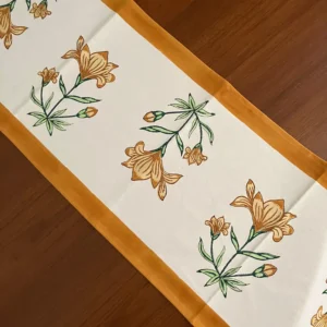 Handblocked Table Runners