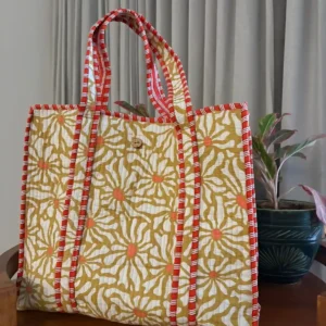 Tote Bags with Button Closure