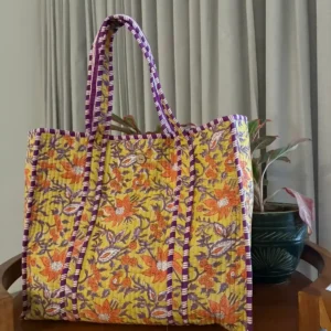 Tote Bags with Button Closure