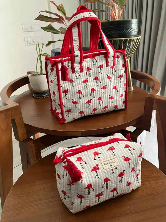Mini Totes - Flamingos - Image 3