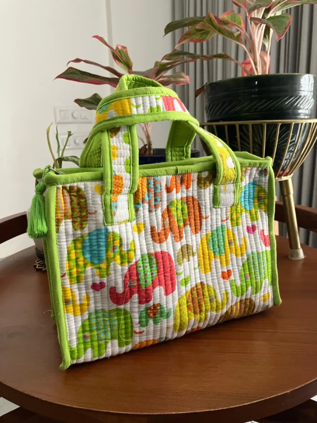 Mini Totes - Elephants