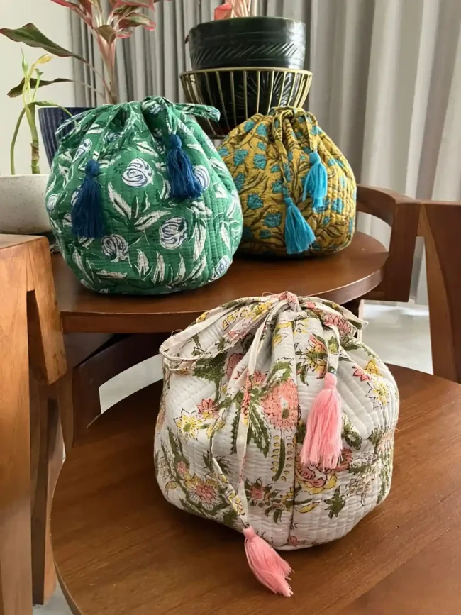 Quilted Potli Bags - Image 2