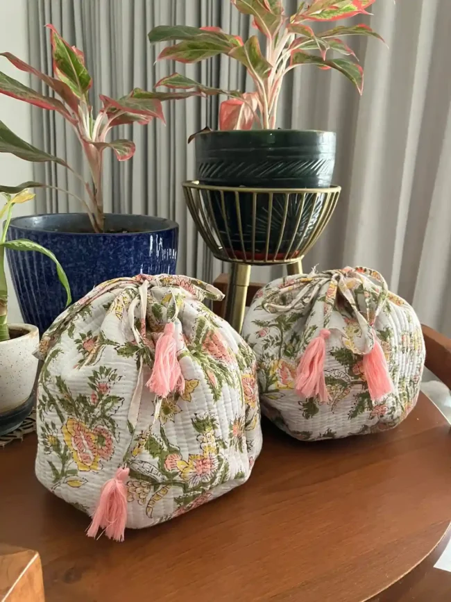 Quilted Potli Bags