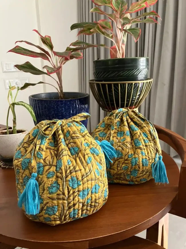 Quilted Potli Bags