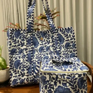Tote Bag + Matching Vanity Kit