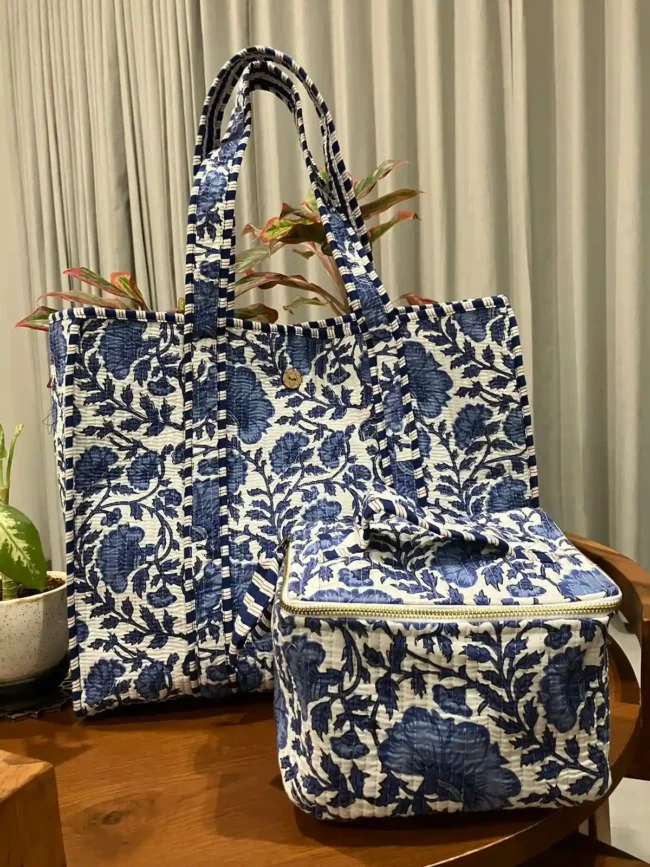 Tote Bag + Matching Vanity Kit