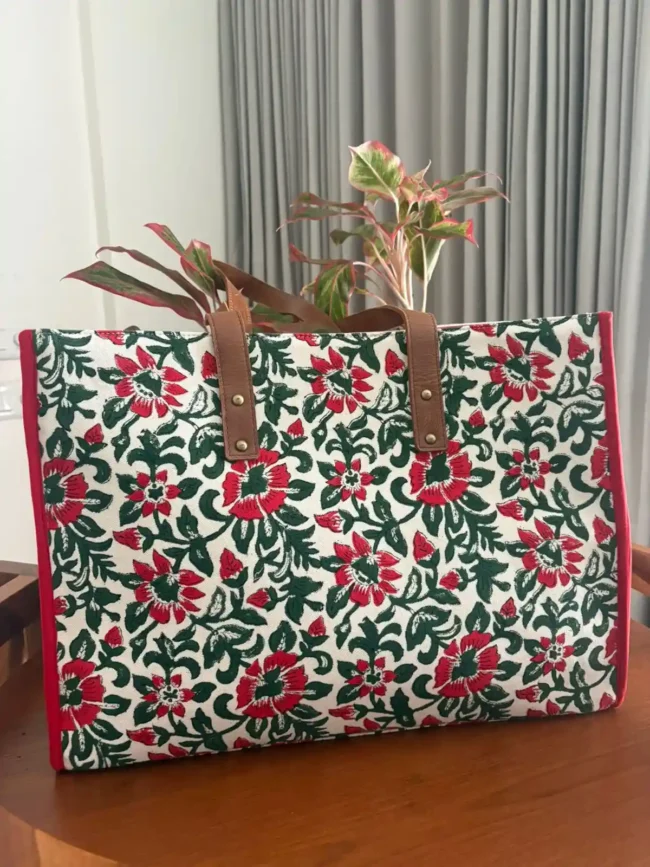 Artisanal Handblocked Totes - Image 2
