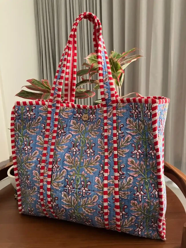 Tote Bag Set with Matching Pouch + Vanity Kit - Image 2