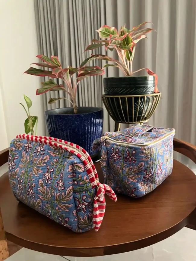 Tote Bag Set with Matching Pouch + Vanity Kit - Image 4