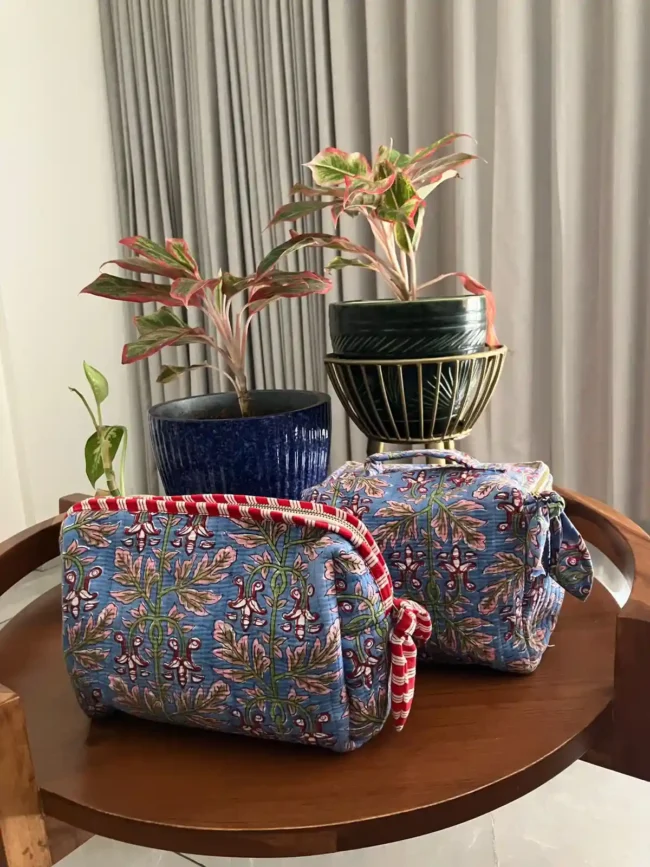 Tote Bag Set with Matching Pouch + Vanity Kit - Image 3