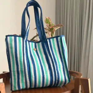 Tote Bags with Button Closure
