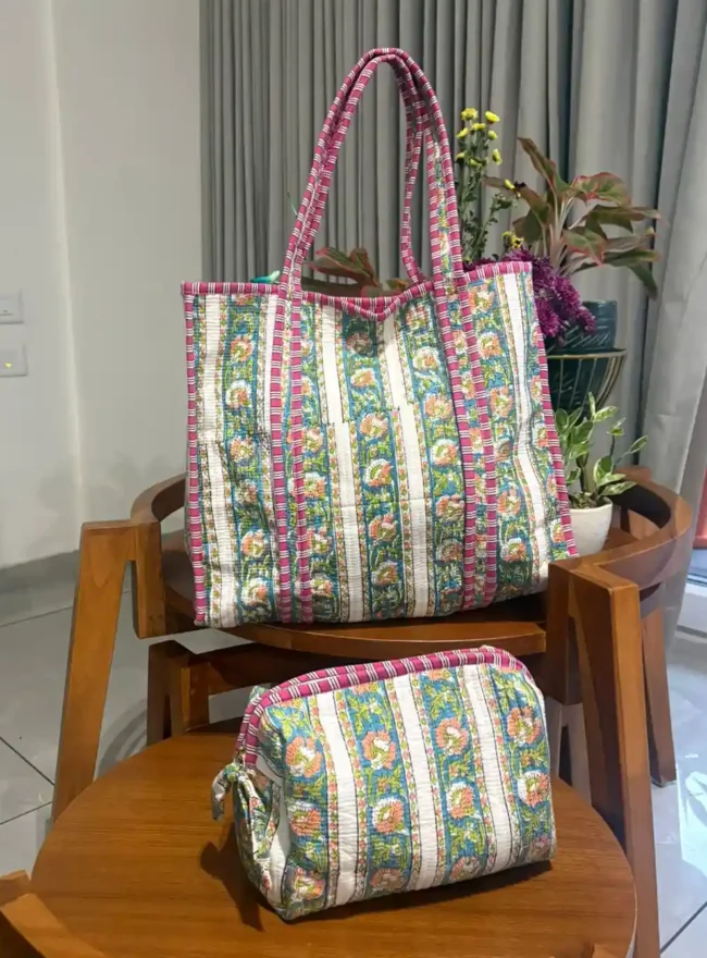 Tote Bag + Matching Pouch