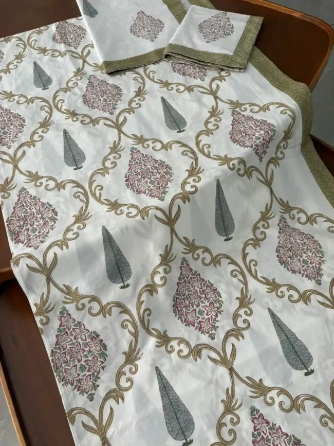 Regal Meadow - Super King Size Bed Sheet (108 x 108) - Image 2
