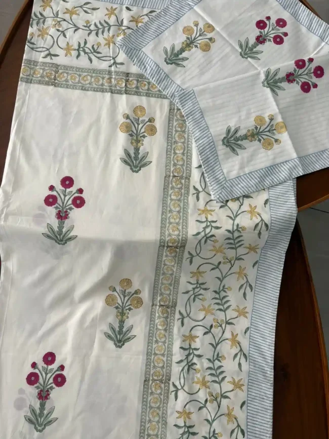 Serai Gul - Super King Size Bed Sheet (108 x 108) - Image 3