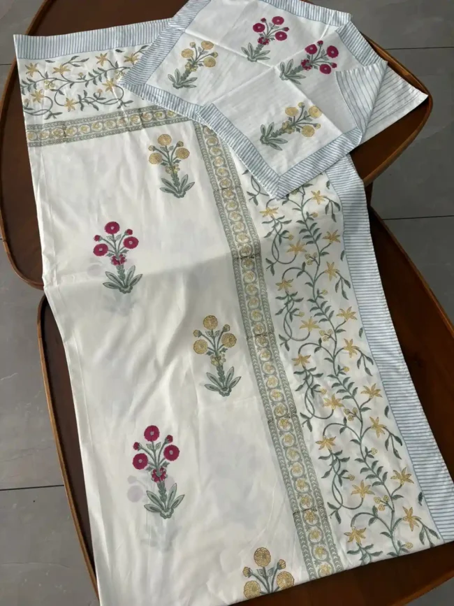 Serai Gul - Super King Size Bed Sheet (108 x 108) - Image 2