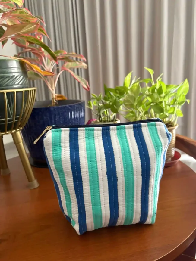 Combo of 4: Tote Bag + Vanity Kit + 2 Matching Pouches - Image 5