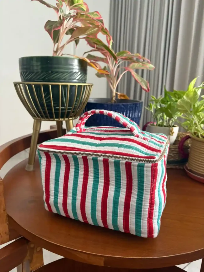Tote Bag Set with Matching Pouch + Vanity Kit - Image 4