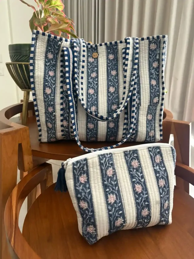 Tote Bag + Matching Pouch