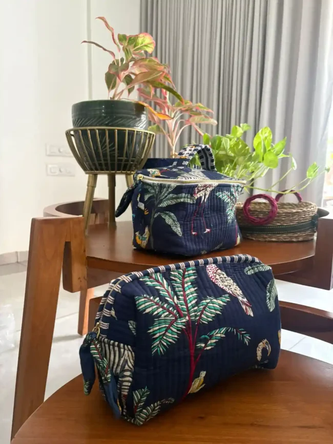 Tote Bag Set with Matching Pouch + Vanity Kit - Image 3