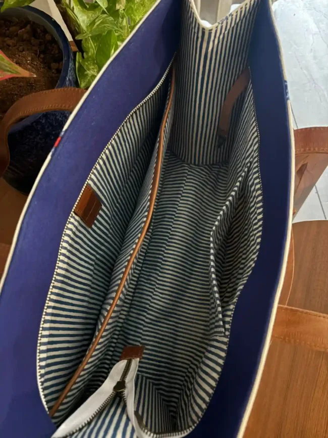 Artisanal Handblocked Totes - Image 3