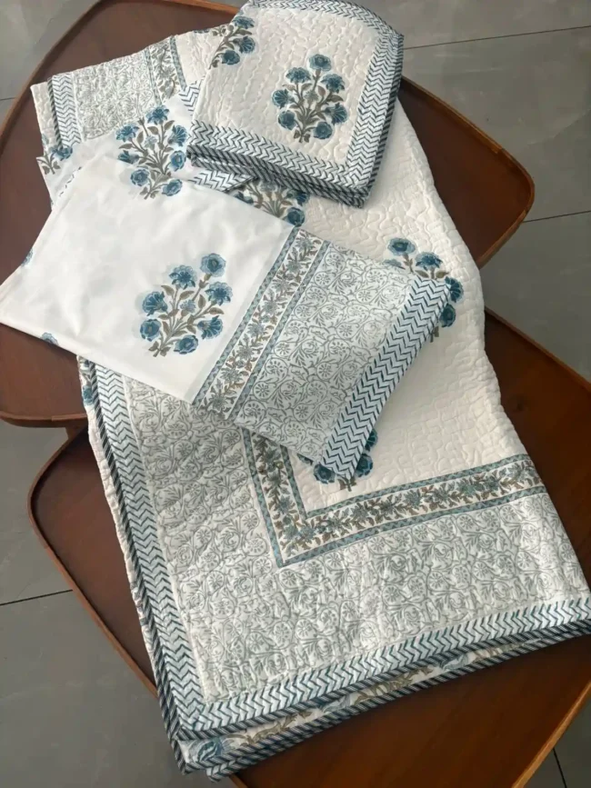 Neel Phoolanki - Super King Size Bedding Set: Bedsheet + Bedcover - Image 3