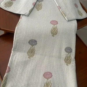 Saanjha Bloom - King Size - Bed Cover (95 x 108)