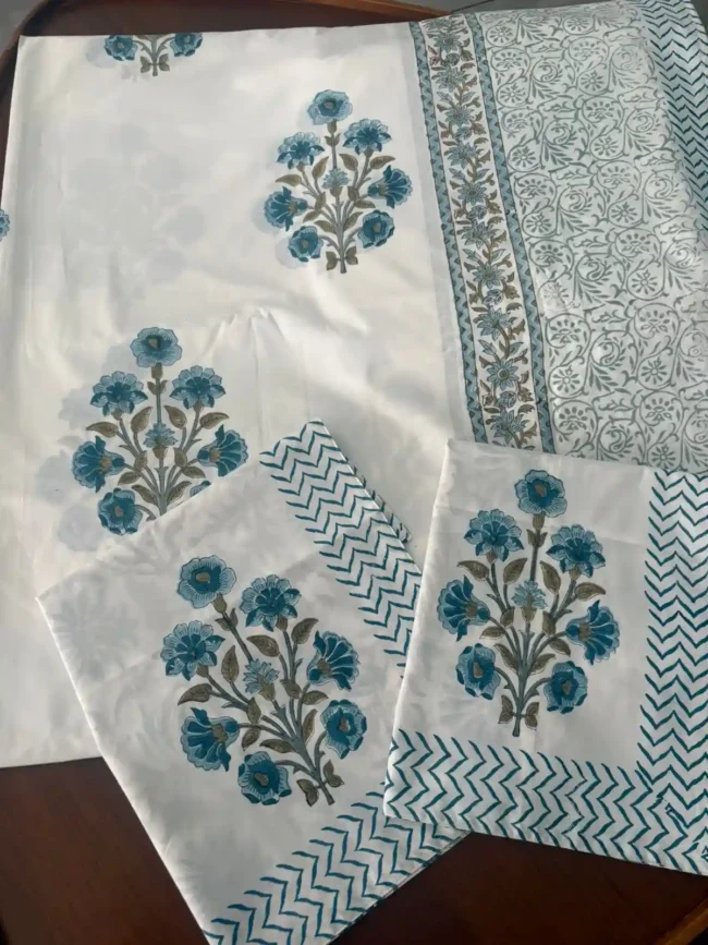 Neel Phoolanki - Super King Size Bedding Set: Bedsheet + Bedcover - Image 2