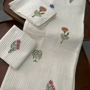 Summer Florets - King Size - Bed Cover (95 x 108)