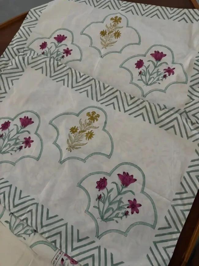 Raani Dariicha - Super King Size Bed Sheet (108 x 108) - Image 2
