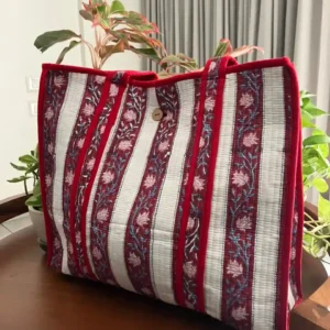 Tote Bags with Button Closure
