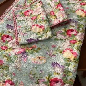 Pastel Garden - Super King Size - Bed Cover