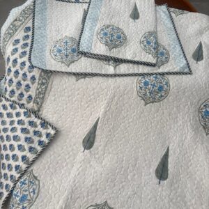 Neelambari - Super King Size Bedding Set: Bedsheet + Bedcover