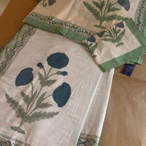 Hauz e’ Khas - Double Dohar + Super King Bedsheet Combo