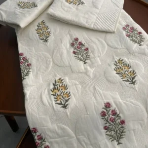 Regal Bloom - King Size - Bed Cover (95 x 108)