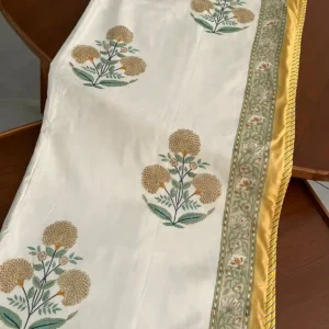 Imperial Marigold - Mul Dohar - Double Bed (90 x 108)