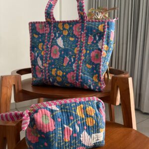 Zipper Tote Bag + Matching Pouch