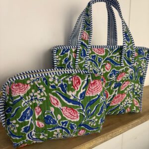 Mini Tote Bag + Matching Travel Pouch