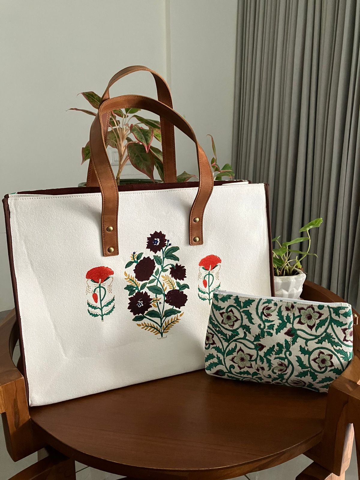 Artisanal Handblocked Totes - Image 5